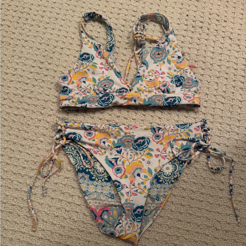 PacSun Reversible Bikini Floral